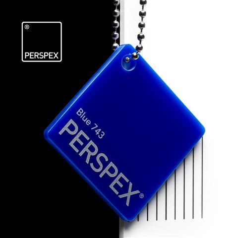 PERSPEX® Blue 743 3mm