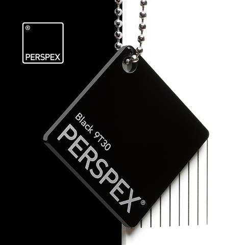 PERSPEX® Black 9T30 3mm